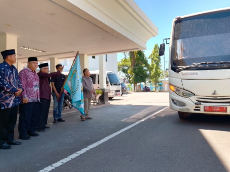 Lepas Kafilah MTQ XXXIV Tingkat Provinsi Sulsel, Wabup Bantaeng Beri Semangat dan Berpesan, Junjung Tinggi Sportivitas